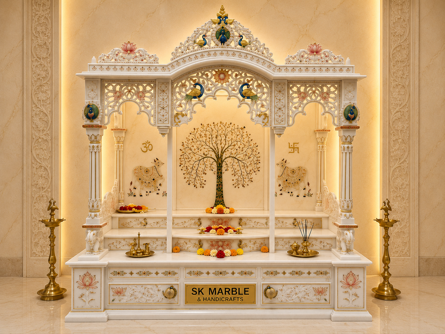 Marble Temple Export Canada — SK Marble Makrana