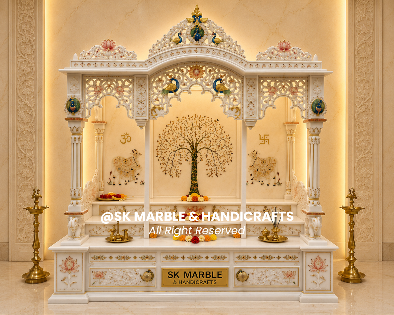 Luxury Marble Home Temple