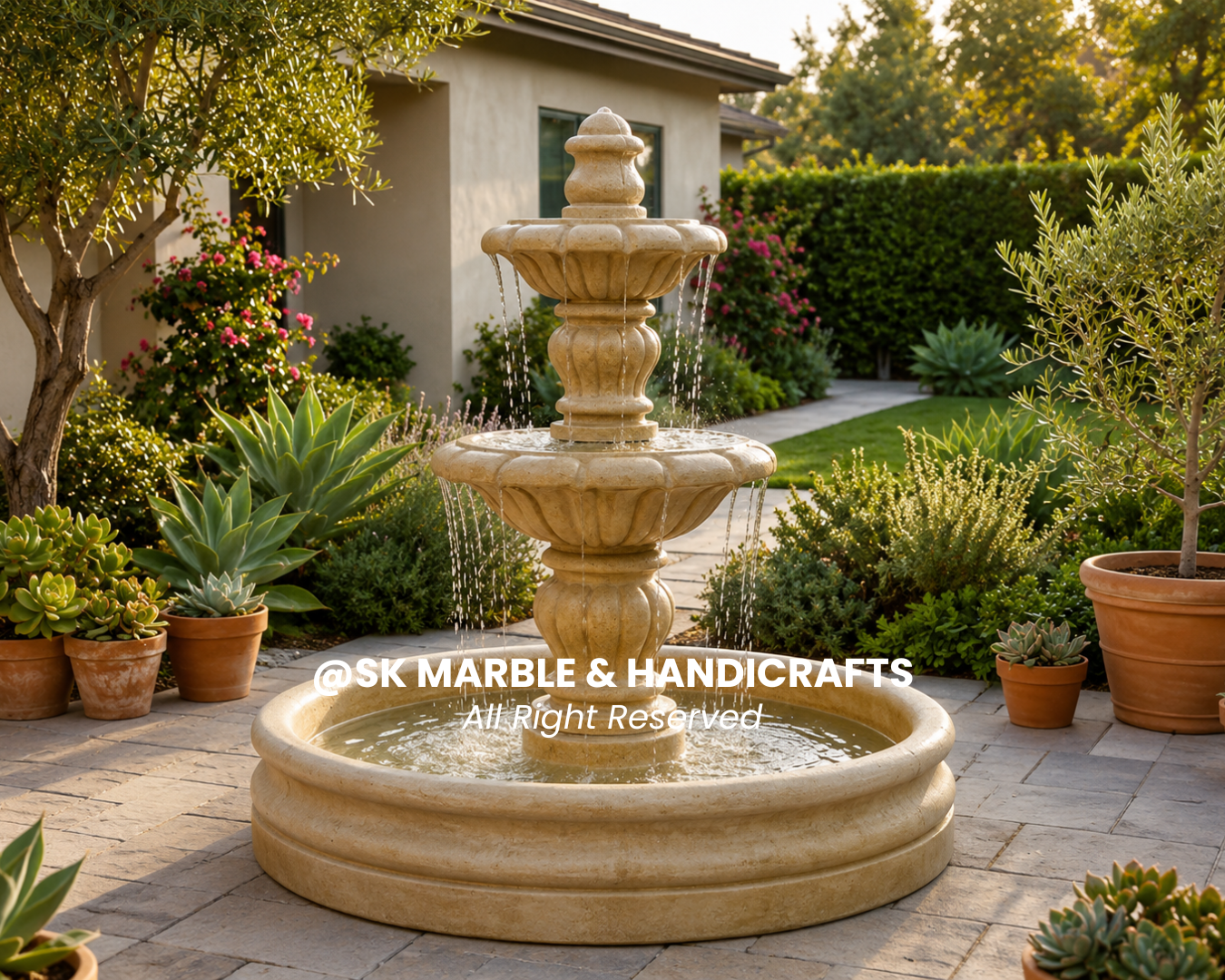Sandstone Fountain